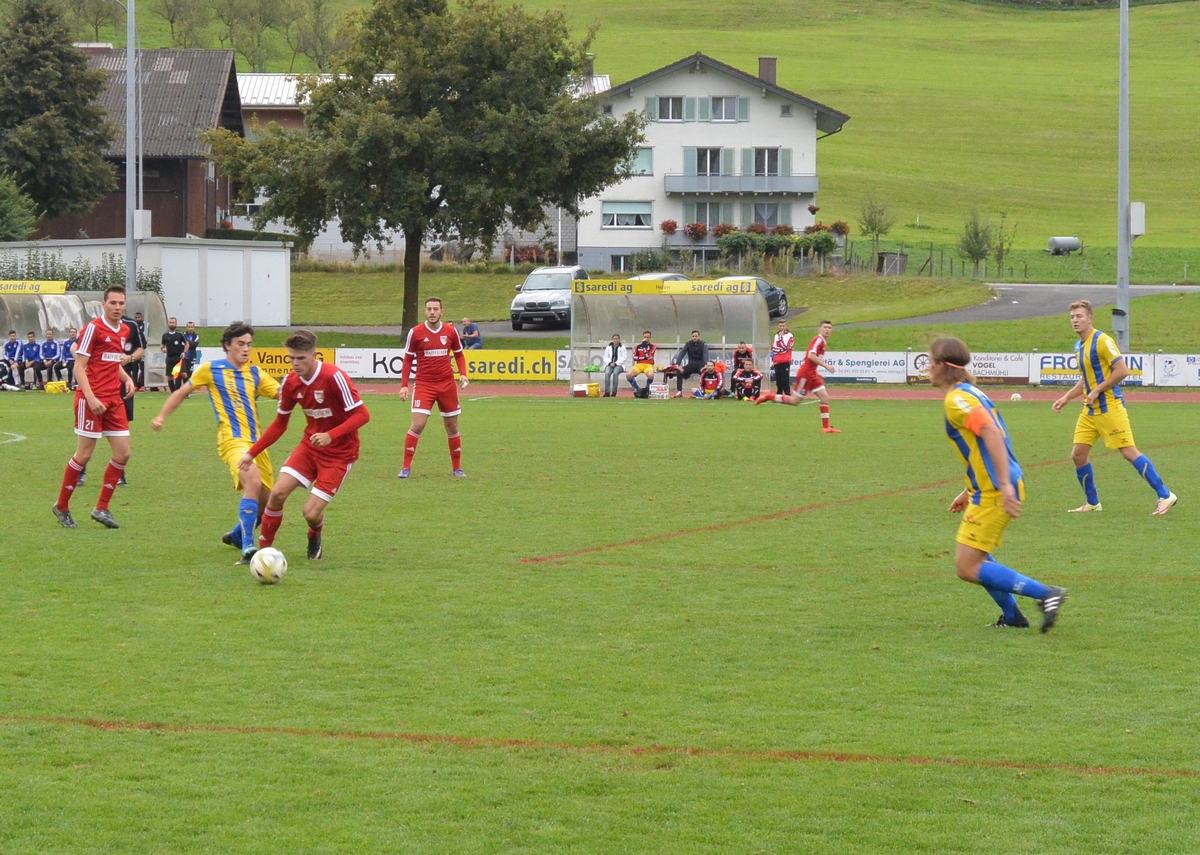 Der Küssnachter Landolt im Duell mit Peter (Bild: Mateo Landolt).