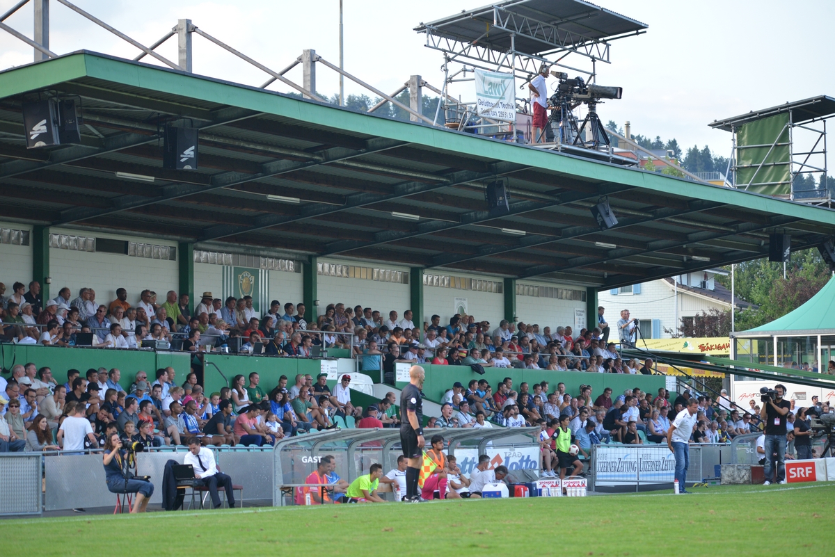 Das Stadion Kleinfeld gehört schon bald der Vergangenheit an (Archivbild: REGIOfussball.ch).
