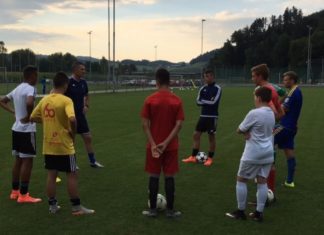Stürmertraining mit Petar Alexandrov