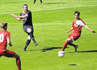 Sein Auge bringt Cham Punkte ein