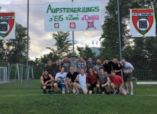 Der FC Sins lässt die 5. Liga hinter sich