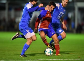 Brunnen mit Remis im Nachtragsheimspiel