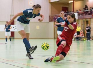 Beim Futsal geht es zur Sache