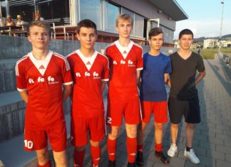 Junges Buttisholz vor Cupspiel