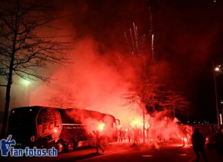 FCL-Fans feiern Cupfinaleinzug