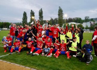 Nach Aufstieg in die 1. Liga: Rotkreuz in Feierlaune!