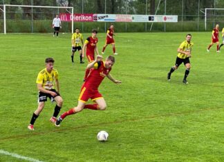 Rooter Rumpfteam zum Schluss hart bestraft