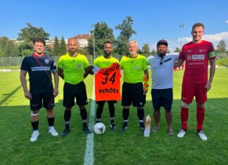 Verabschiedung Schiedsrichter Roger Giger