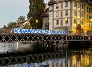 «Alpstäg usem Verchehr zieh!» – Kreative Spruchbandaktionen gegen Bernhard Alpstaeg