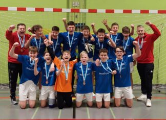 Team Seetal C am IFV-Hallenturnier auf Platz Drei