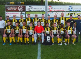 FC Gunzwil III mit neuem Dress und Sponsoren