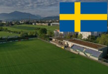 Cham: Team Base Camp der Schwedinnen bei der Women’s EURO 2025