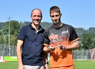 Stephan Andrist als Torschützenkönig der Saison 2024/25 geehrt