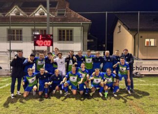 Sieg auch in Schwyz: Erstfeld mit einem Lauf