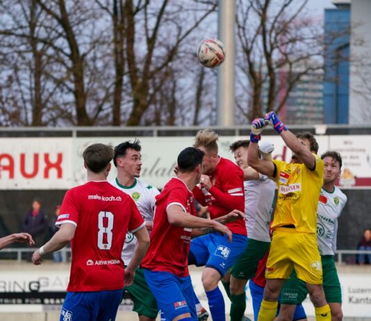 Kriens erwacht zu spät – Derby gegen Cham endet trotz Aufholjagd mit 2:3