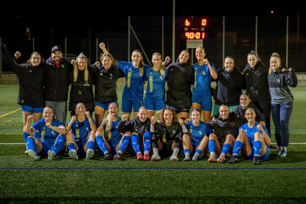 Die FC Küssnacht Frauen feiern ihren verdienten Sieg